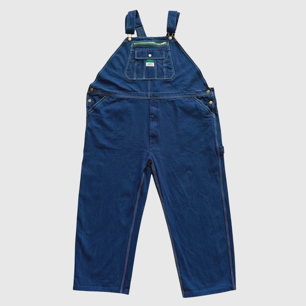 Liberty Overalls Mens 50x30 Blue Denim Bib Workwear Carpenter Dungarees